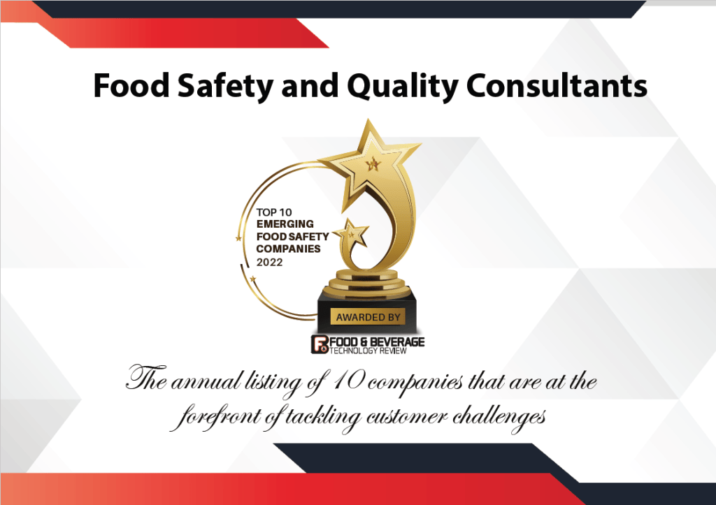 FSQC Top 10 Emerging Food Safety Company 2