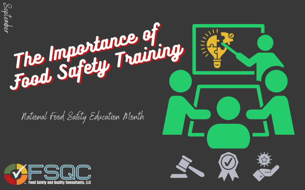The Importance of Food Safety Education & Training 1